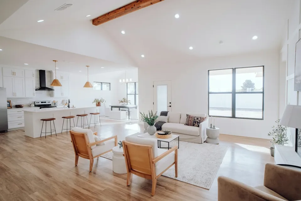 Clean, bright home interior after service